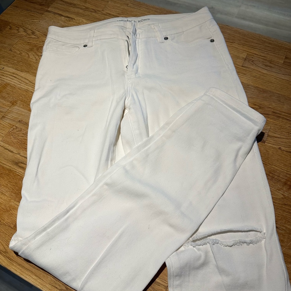 Michael Kors White Skinny